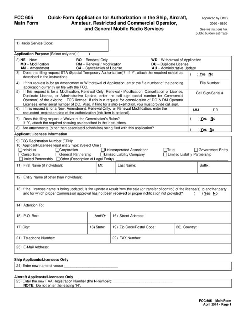 605 Fill Out And Sign Printable PDF Template SignNow