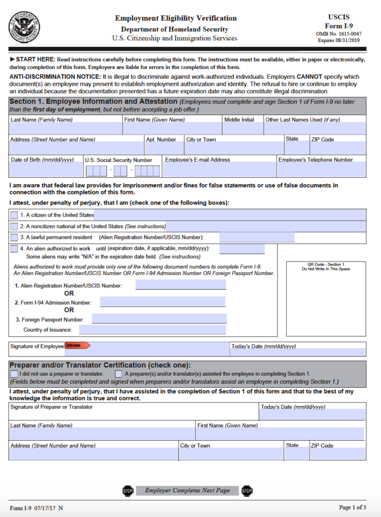 Application Forms For Renewal Of Permanent Resident Card