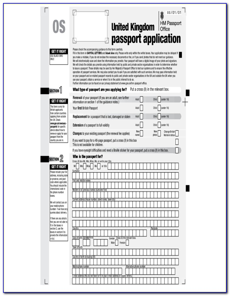 British Passport Renewal Forms C1 Form Resume Examples jNDA7wAO6x