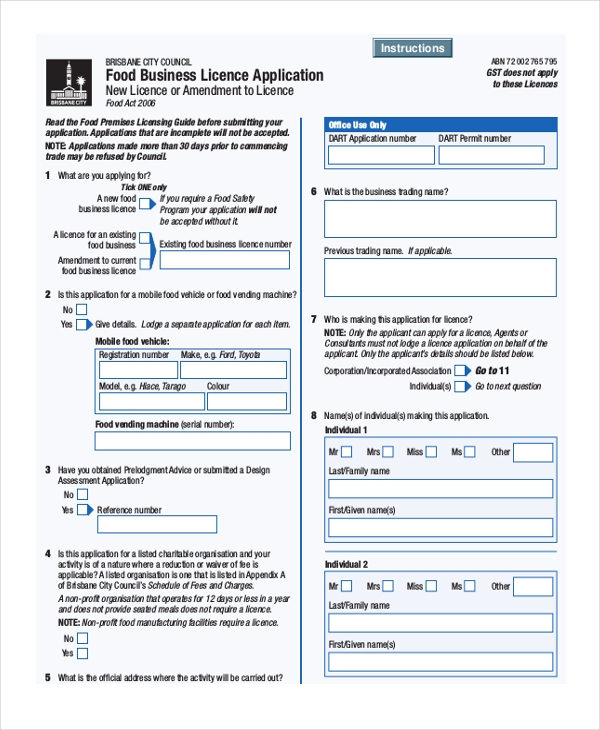 Business Licence Renewal Form Judy Blankenship s Template