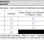 Captain s Application For Licensing Form CG 719B