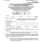 Dpor Transfer Of License Form Fill Out And Sign Printable PDF