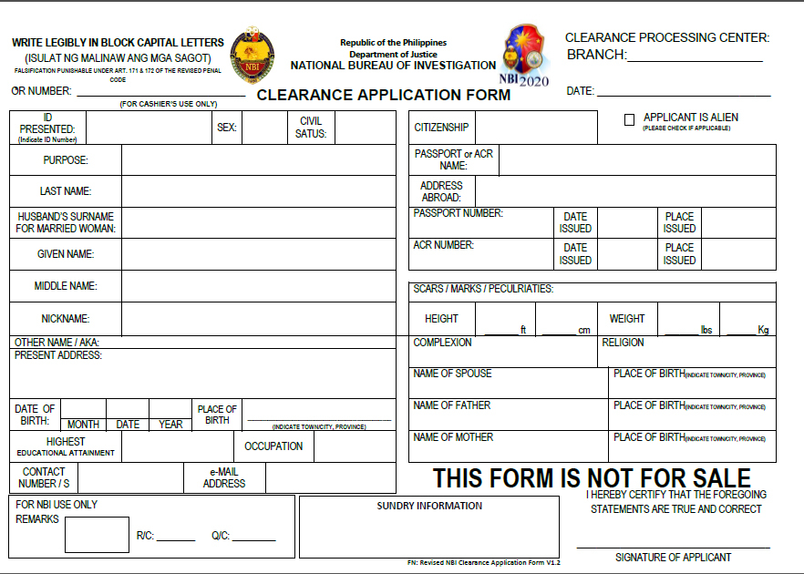 Everyday Rhythm NBI Clearance