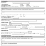 Fillable Passport Renewal Form Application Form For Indian Passport In