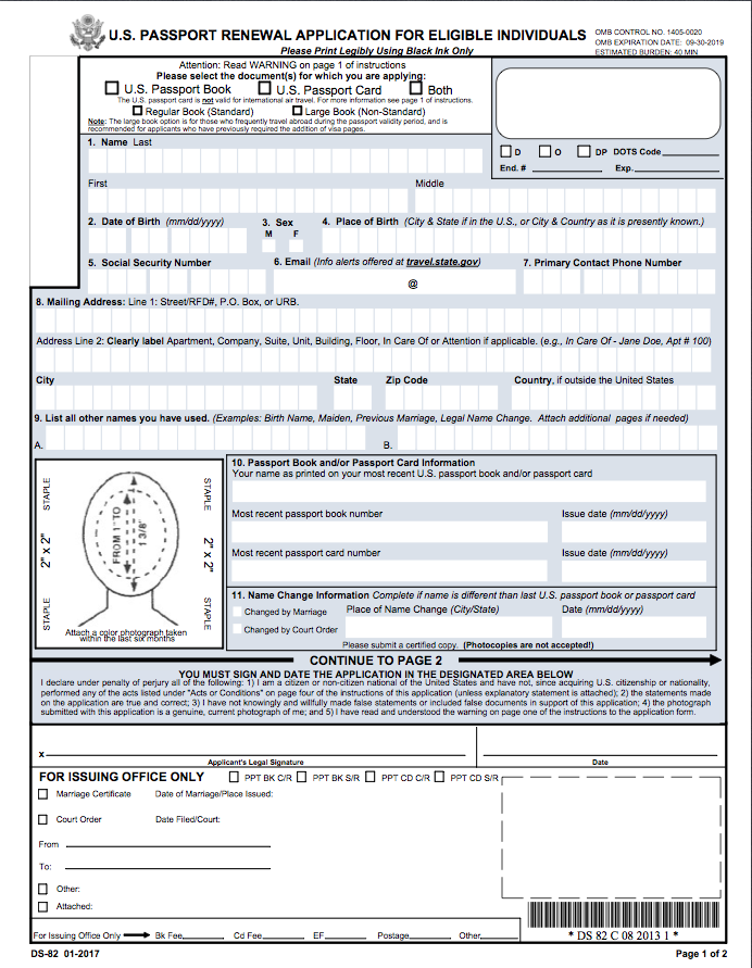 Form Ds 82 India PrintableForm Printable Form 2021