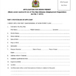 FREE 9 Sample Work Application Forms In PDF MS Word