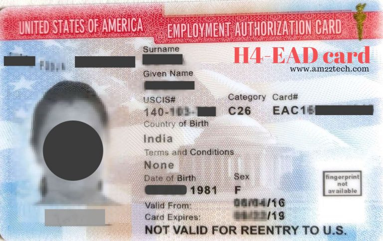 How To File H4 EAD Documents Form I765 New Renewal Process USA