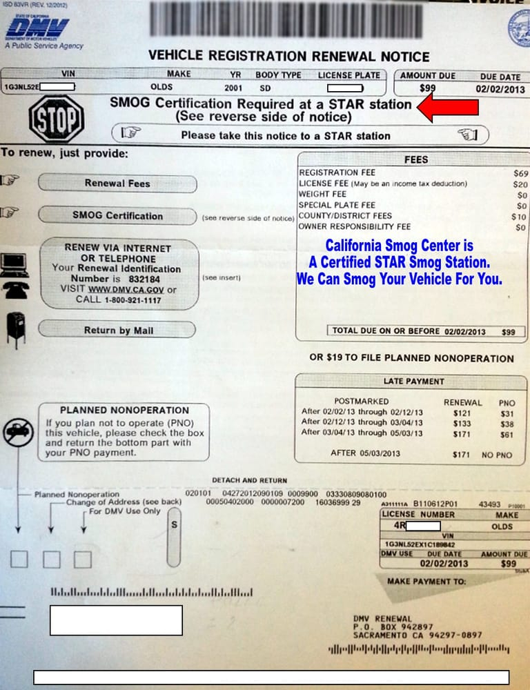 The New DMV Renewal Notice Requiring Motorists To Go To STAR Stations