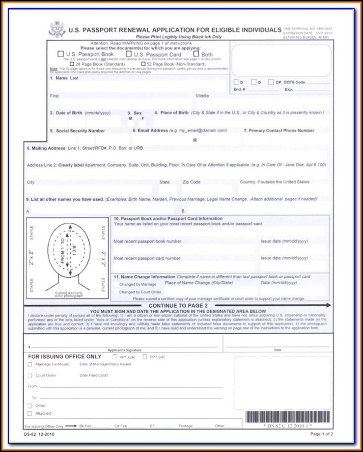 Travel State Gov Passport Forms Ds 11 Form Resume Examples A19XgPo24k