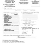Vietnam Visa Application Form Fill Out And Sign Printable PDF