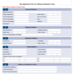 Visa Renewal Recommendations Template How To Fill Out The Vietnamese